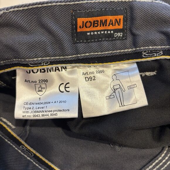 Jobman Workwear Mens pants Double Knee Handyman Work Painter Craftsman 34/30 - Picture 11 of 12